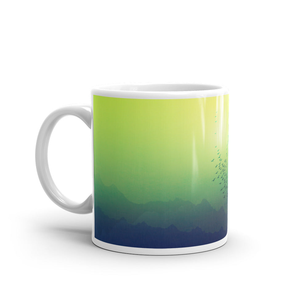 Awakening (green) - Illustrated Mug No.2